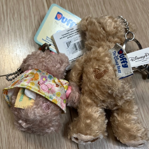 NEW Tokyo Disney Sea Japan / Duffy&Shellie May Plush Keychain  Set of 2 - Picture 5 of 7